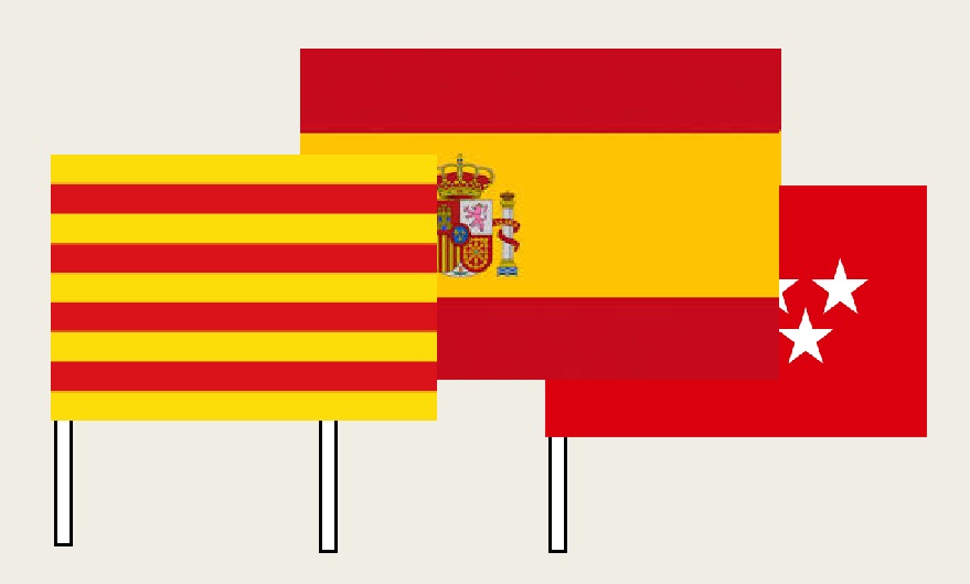 banderas_espana_madrid_cataluna