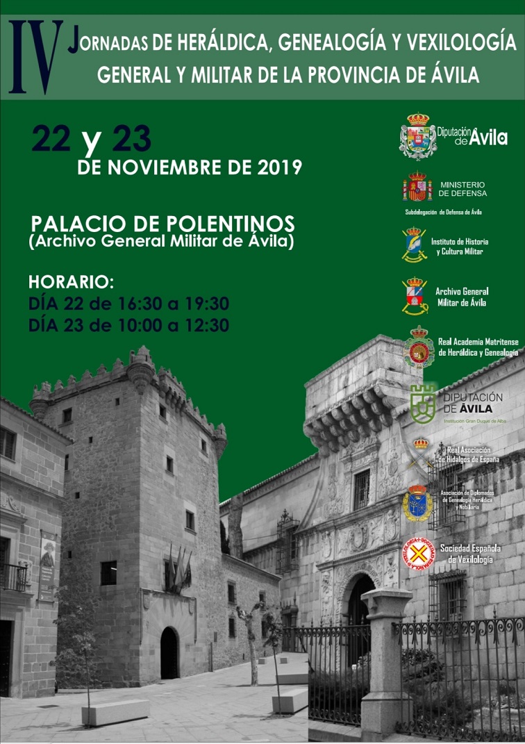 191122_iv_jornadas_heraldica_avila_cartel