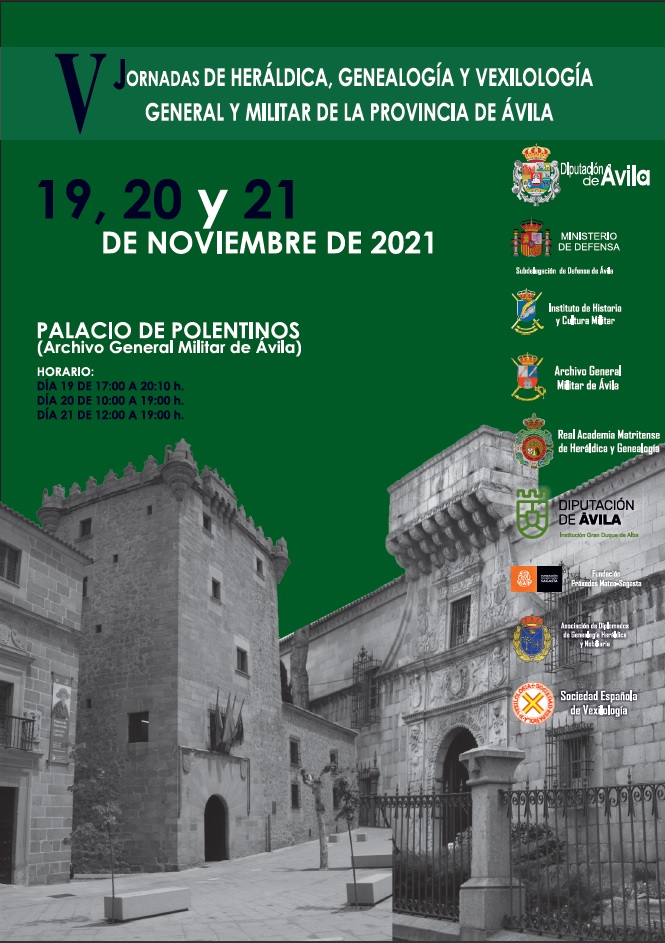 211119_v_jornadas_heraldica_avila_cartel